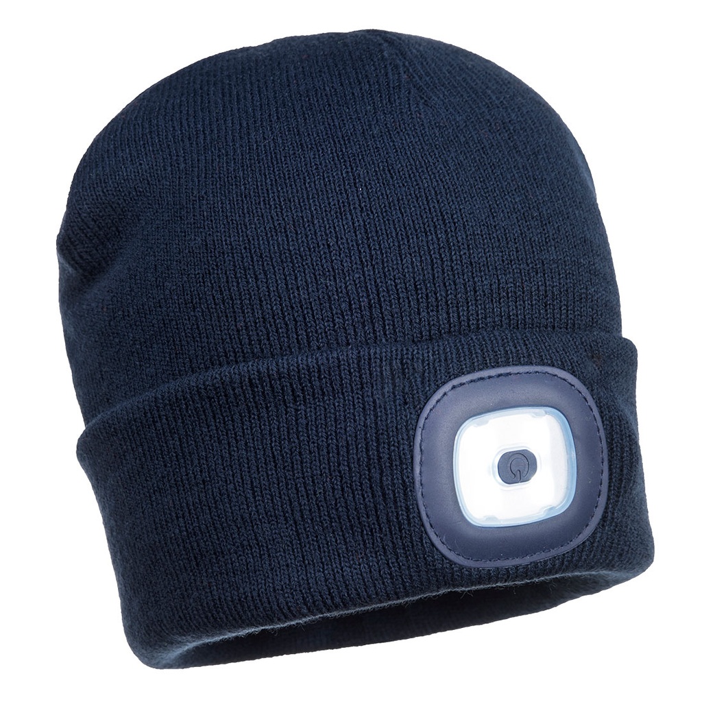 B029 - Lampe frontale LED rechargeable USB Beanie