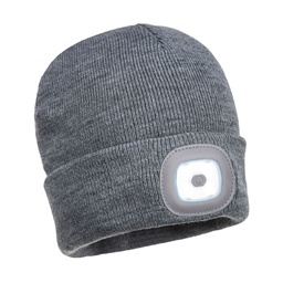B029 - Lampe frontale LED rechargeable USB Beanie